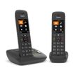 Gigaset C575A Duo - téléphone sans fil avec répondeur + combiné supplémentaire - noir
