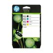 0195122352196-HP 953 Pack de 4 - noir et 3 couleurs - cartouche d'encre originale (6ZC69AE)--0