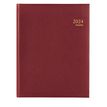 Agenda Lima Timing - 1 semaine sur 2 pages - 17 x 22 cm - bordeaux - Brepols