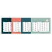 3147280087608-Lecas Graphics - Calendrier 7 mois par face - 27 x 21 cm - disponible dans différents modèles--0