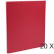 3130634511553-Exacompta - 20 Classeurs à anneaux - Dos 20 mm - A4 - rouge (carton recouvert PP)--0