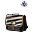 0404000113645-Cartable Tann's 38 cm - 2 compartiments - Petit Bateau marinière--0