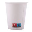 ISAP - 50 gobelets en carton -  hauteur 7.6 cm - 20 cl - jetable - blanc