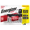 ENERGIZER MAX Duo - 6 piles alcalines - AAA LR03 + 6 piles alcalines - AA LR06