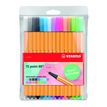 4006381495066-STABILO Point 88 - 15 Feutres fins - 0.4 mm - couleurs pastels assorties--0