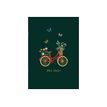 Kiub Balade Fleurie - Carnet de voyage - A5 - vélo vert