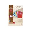 3130632501006-Exacompta Forever - 4 Paquets de 100 Chemises à fenêtre - 120 gr - couleurs assorties-Avant-1
