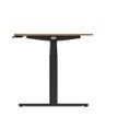 3760350281173-Bureau électrique UGO - L140x80cm - pieds noirs - plateau imitation chêne Stone--4