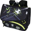 3664447122397-Cartable Football 38 cm - 2 compartiments - noir - Oberthur--0