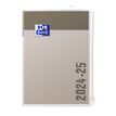 Agenda personnalisable Oxford Creation Zip - 1 jour par page - 12 x 18 cm - fond gris - Hamelin