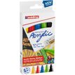 4057305030931-Edding 5100 - Pack de 5 marqueurs acryliques - jaune pastel, vert pastel, bleu pastel, anthracite, mauv--1