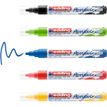 4057305030931-Edding 5100 - Pack de 5 marqueurs acryliques - jaune pastel, vert pastel, bleu pastel, anthracite, mauv--5
