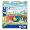 4007817037225-STAEDTLER Noris Design Journey - 24 Crayons de couleur - couleurs brillantes assorties--0