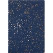 Agenda Céleste - 1 semaine sur 2 pages - 17 x 24,5 cm - bleu marine - Oberthur