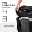 043859769025-Fellowes Powershred LX25M - Destructeur de documents coupe croisée mini-cut - 6 feuilles - Corbeille 11--4
