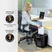 043859769025-Fellowes Powershred LX25M - Destructeur de documents coupe croisée mini-cut - 6 feuilles - Corbeille 11--5