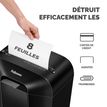 0043859771097-Fellowes Powershred LX41 - Destructeur de documents mini-cut - 8 feuilles - Corbeille 17 litres--3