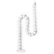 T'nB Ergonomic - Guide câble articulé avec base en métal - blanc