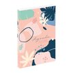 3135257463371-Agenda Fleurs Abstraites - 1 jour par page - 12 x 17 cm - rose ou bleu - Viquel--1