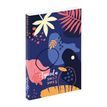 3135257463371-Agenda Fleurs Abstraites - 1 jour par page - 12 x 17 cm - rose ou bleu - Viquel--2
