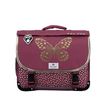 3663842007605-Cartable réversible Butterfly 38 cm - 2 compartiments - papillon - Pol Fox--0