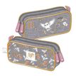 3661507527802-Trousse rectangulaire Harry Potter Hedwig - 2 compartiments - violet pastel - Kid'Abord--0