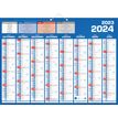 3592930021783-Bouchut - Calendrier bancaire 8 mois par face - 40,5 x 55 cm - bleu--0
