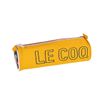 3020120202730-Trousse ronde Le Coq Sportif - 1 compartiment - jaune - exculsivité Bureau-Vallée - Hamelin--0