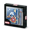 8445118044416-Coffret cadeau avec journal et stylo Captain America Punch - Karactermania--0