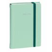 Agenda à élastique Silk - 1 jour par page - 12 x 17 cm - vert d'eau - Quo Vadis