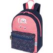 3664447148199-Petit Sac à dos Chaton - 1 compartiment - corail et marine - Oberthur--0