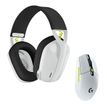 Logitech G435 SE +G305 SE - pack gaming casque + souris Lightspeed sans fil - blanc et noir