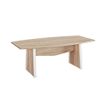 Table de réunion tonneau MAMBO - Chêne Sonoma/blanc