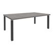 Bureau EXPRIM Manager - L200 x P100 x H72,5 cm - Plateau imitation chêne gris - Pieds carbone