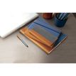 3660942080897-Agenda spiralé Denim All in One - 1 semaine sur 2 pages - 15 x 21 cm - bleu - avec carnet de notes - E--1