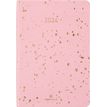 Agenda Céleste - 1 semaine sur 2 pages - 10 x 15 cm - rose/or - Oberthur