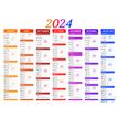 3664447152295-Calendrier Nuance - 7 mois par face - 32 x 42 cm - Oberthur--1