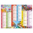 3664447151366-Mini calendrier illustré - 6 mois par face - 13,5 x 17,5 cm - différents modèles disponibles - Obert--1