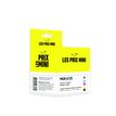 Cartouche compatible Brother LC123 - pack de 4 - noir, jaune, cyan, magenta - LES PRIX MINI