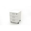 7331910015277-Caisson mobile - 3 tiroirs - L41xP50xH52,2 cm - structure blanche, façade blanche--0