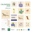 3700368757864-Blue Art Agathe Marty - Calendrier illustré mensuel - 30 x 30 cm--0