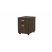 3617350000979-Caisson mobile MOKA - 2 tiroirs - L42 x P55,5 x H58,7 cm - imitation noyer brun - poignées grises--0