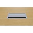 Trappe centrale pour table de réunion ARIAL - 31,6 x 14,8 cm - double accès - gris