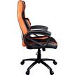 3328170286817-Fauteuil gamer NARUTO - accoudoirs fixes - appui-tête intégré - noir et orange--2