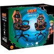 3328170286817-Fauteuil gamer NARUTO - accoudoirs fixes - appui-tête intégré - noir et orange--6