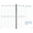 3660942084697-Agenda de bureau spiralé 16 mois Casual - 1 semaine sur 2 pages - 15 x 21 cm - gris - Exacompta--1