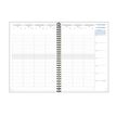 3660942084703-Agenda de bureau spiralé 16 mois Casual - 1 semaine sur 2 pages - A4 (21x29,7 cm) - gris - Exacompta--1