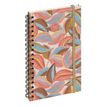 Agenda de poche spiralé 16 mois Capucine - 1 semaine sur 2 pages - 9 x 16 cm - rose - Exacompta