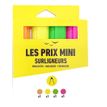 3539012004494-Les Prix Mini - Pack de 4 surligneurs - couleurs assorties--1