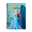 3666311025094-Cahier de textes à spirale La Reine des neiges - 18 x 22 cm - vert - Bagtrotter--0